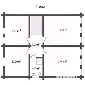 Дом 214м², 2-этажный, участок 9 сот.  