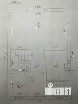 Дача 140м², 2-этажный, участок 4 сот.  