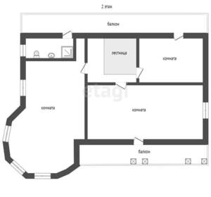 Дом 178м², 3-этажный, участок 7 сот.  