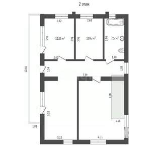 Дом 191м², 2-этажный, участок 5 сот.  