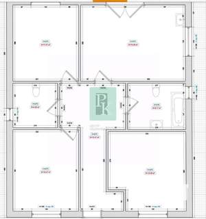 Дом 102м², 1-этажный, участок 7 сот.  