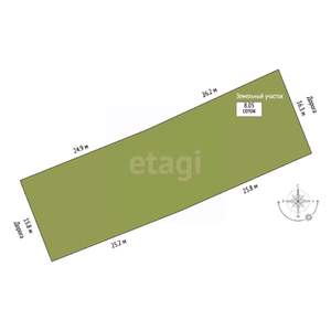 Дом 180м², 2-этажный, участок 4 сот.  