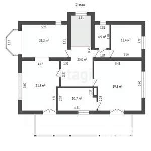 Дом 340м², 3-этажный, участок 8 сот.  