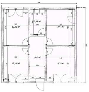 Дача 70м², 1-этажный, участок 4 сот.  