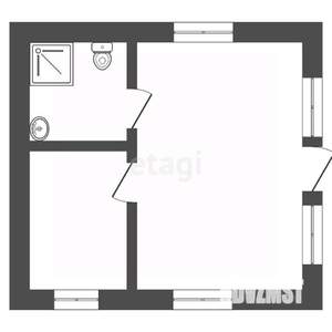 Дом 50м², 1-этажный, участок 4 сот.  