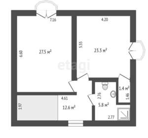 Дом 138м², 2-этажный, участок 5 сот.  