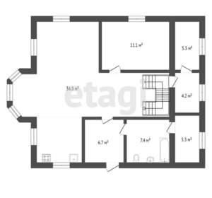 Дом 150м², 2-этажный, участок 7 сот.  