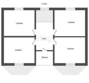 Дом 400м², 3-этажный, участок 8 сот.  