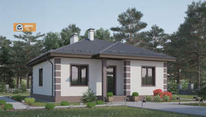 Дом 90м², 1-этажный, участок 4 сот.  