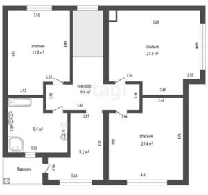 Дом 250м², 2-этажный, участок 6 сот.  
