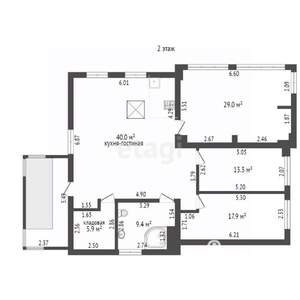 Дом 449м², 3-этажный, участок 9 сот.  