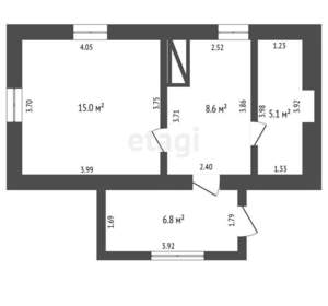 Дом 36м², 1-этажный, участок 25 сот.  