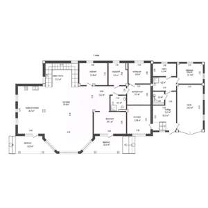 Дом 500м&sup2;, 2-этажный, участок 9 сот.  