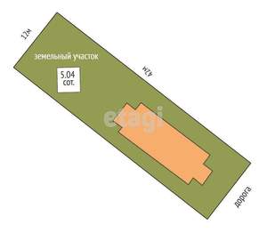 Дом 173м², 2-этажный, участок 5 сот.  
