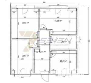 Дом 81м², 1-этажный, участок 4 сот.  