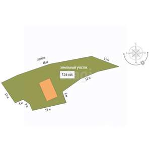 Дом 100м², 2-этажный, участок 7 сот.  