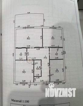 Дом 118м², 1-этажный, участок 5 сот.  