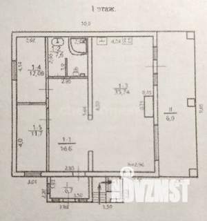 Дом 181м², 2-этажный, участок 4 сот.  