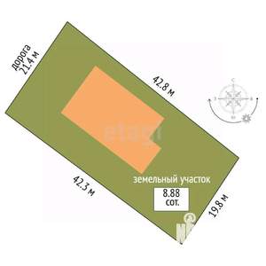 Дача 152м², 1-этажный, участок 9 сот.  