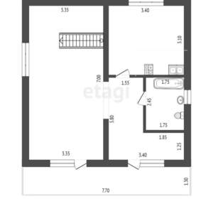 Дача 150м², 2-этажный, участок 4 сот.  