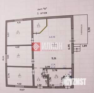 Дача 102м&sup2;, 1-этажный, участок 4 сот.  
