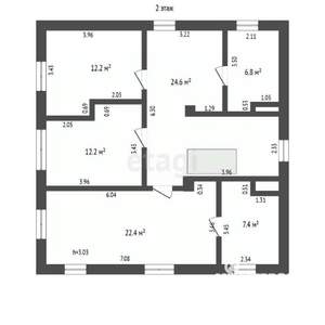 Дом 175м&sup2;, 2-этажный, участок 4 сот.  