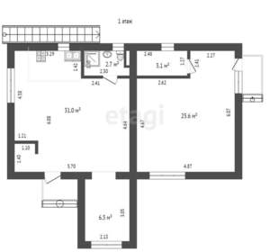 Дом 140м², 2-этажный, участок 3 сот.  