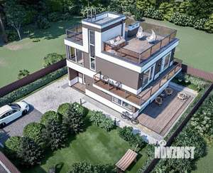 Коттедж 160м², 2-этажный, участок 4 сот.  