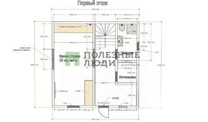 Дом 132м&sup2;, 2-этажный, участок 4 сот.  