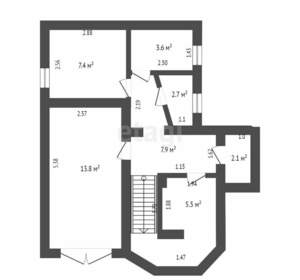 Дом 164м², 3-этажный, участок 5 сот.  