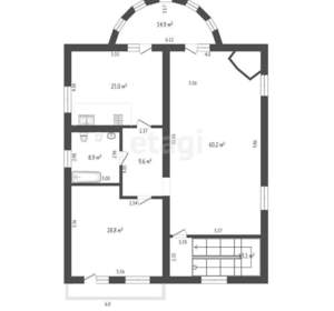 Дом 477м², 3-этажный, участок 7 сот.  