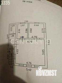 Дом 41м&sup2;, 1-этажный, участок 8 сот.  