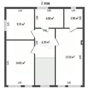 Дом 140м², 2-этажный, участок 10 сот.  