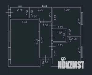 Коттедж 100м², 1-этажный, участок 4 сот.  