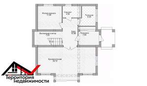 Дом 159м², 2-этажный, участок 5 сот.  