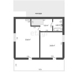 Дом 301м², 3-этажный, участок 9 сот.  