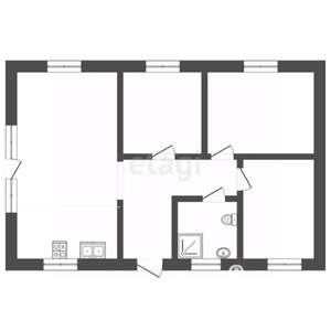 Дом 86м², 1-этажный, участок 5 сот.  