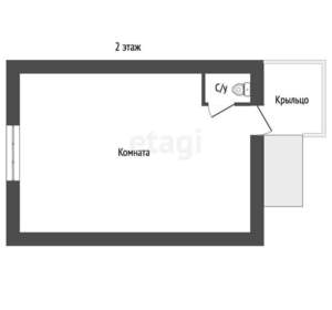 Дом 40м², 2-этажный, участок 4 сот.  