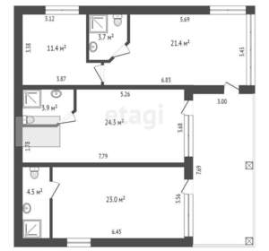 Дом 251м², 2-этажный, участок 5 сот.  