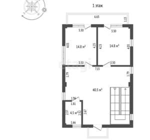 Дом 155м&sup2;, 2-этажный, участок 5 сот.  
