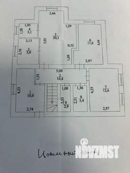 Коттедж 265м², 3-этажный, участок 8 сот.  
