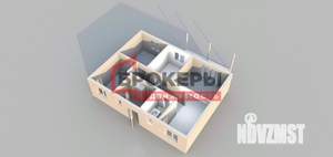 Дом 99м², 1-этажный, участок 4 сот.  