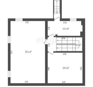 Дача 300м², 2-этажный, участок 8 сот.  