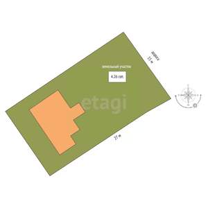 Дом 250м², 3-этажный, участок 4 сот.  