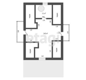 Дом 177м², 3-этажный, участок 8 сот.  