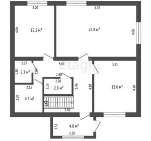 Дача 175м², 2-этажный, участок 4 сот.  