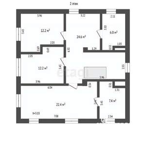 Дом 175м², 2-этажный, участок 4 сот.  