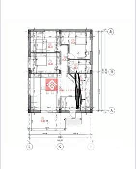 Дом 124м&sup2;, 1-этажный, участок 4 сот.  