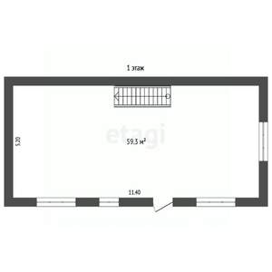 Дом 100м², 2-этажный, участок 2 сот.  