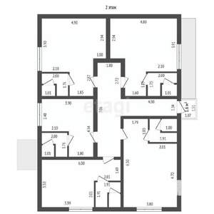 Дом 280м², 2-этажный, участок 4 сот.  